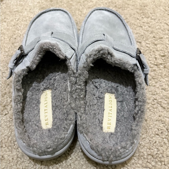 Revitalign Siesta Faux Fur Lined Clogs 7 - Picture 3 of 5